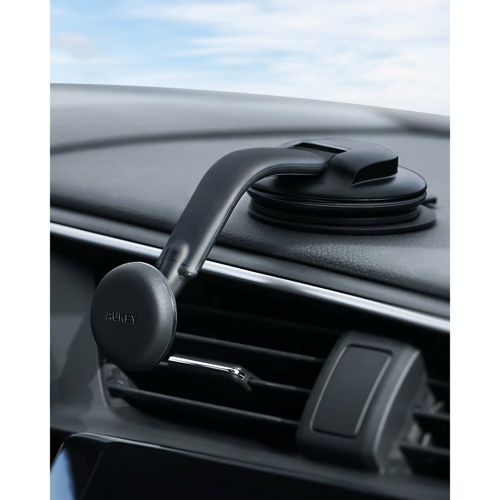AUKEY Phone Holder for Car 360 Degrees, Phone Mount HD C49, Black