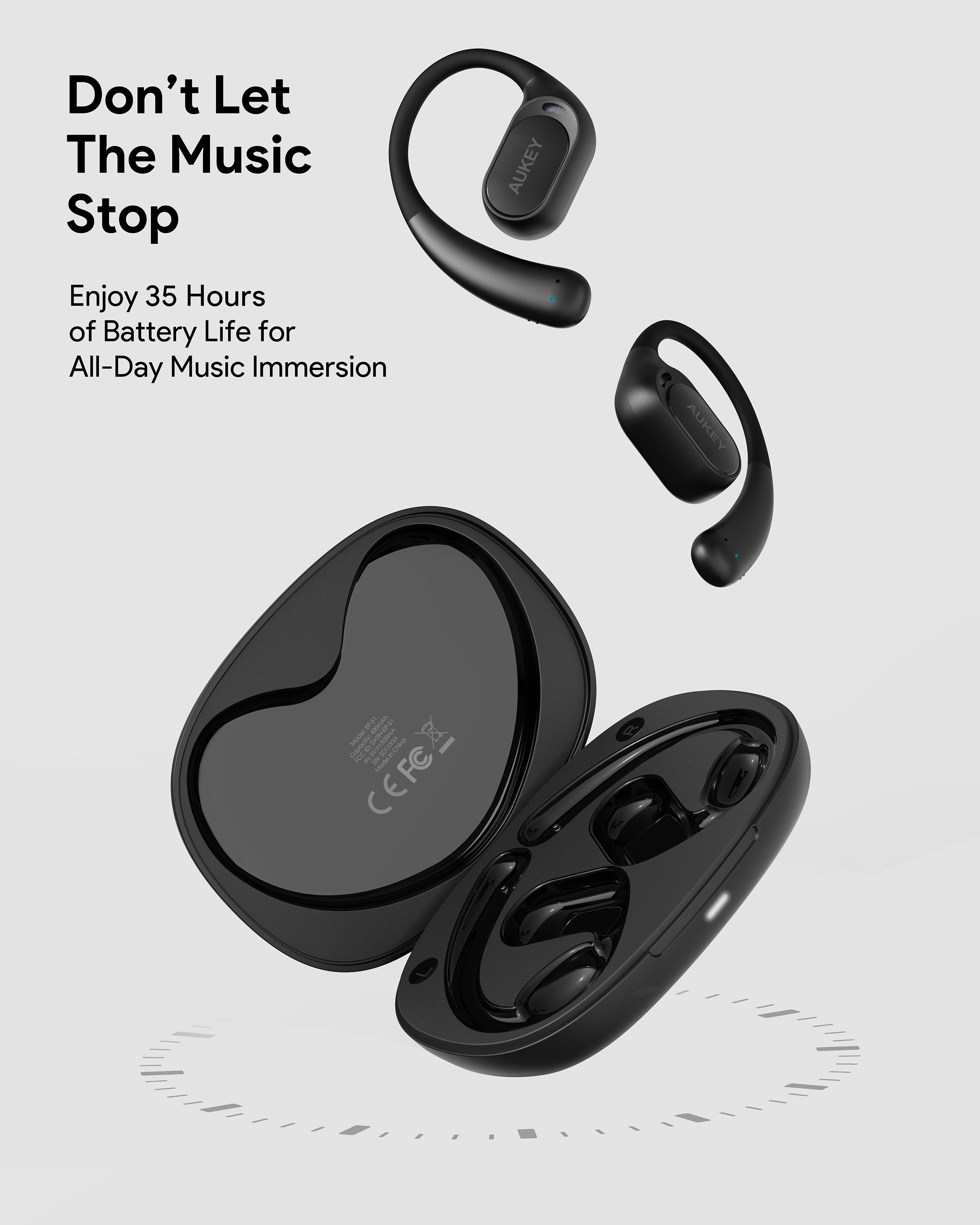 AUKEY EP-S1 Beyond Sports Open-Ear Wireless Earbuds