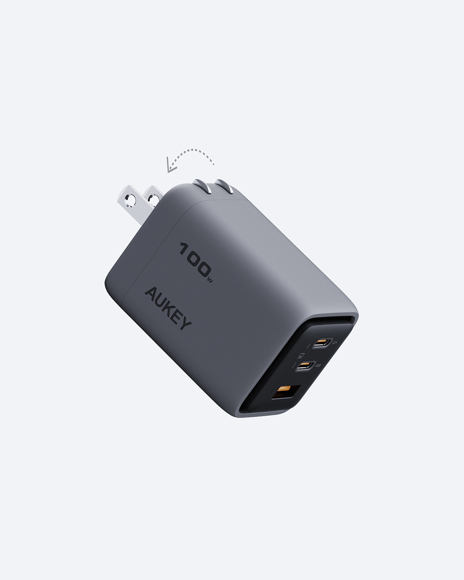 AUKEY PA-C5 Comet Mix 3 100W PD Wall Charger with GaN Technology