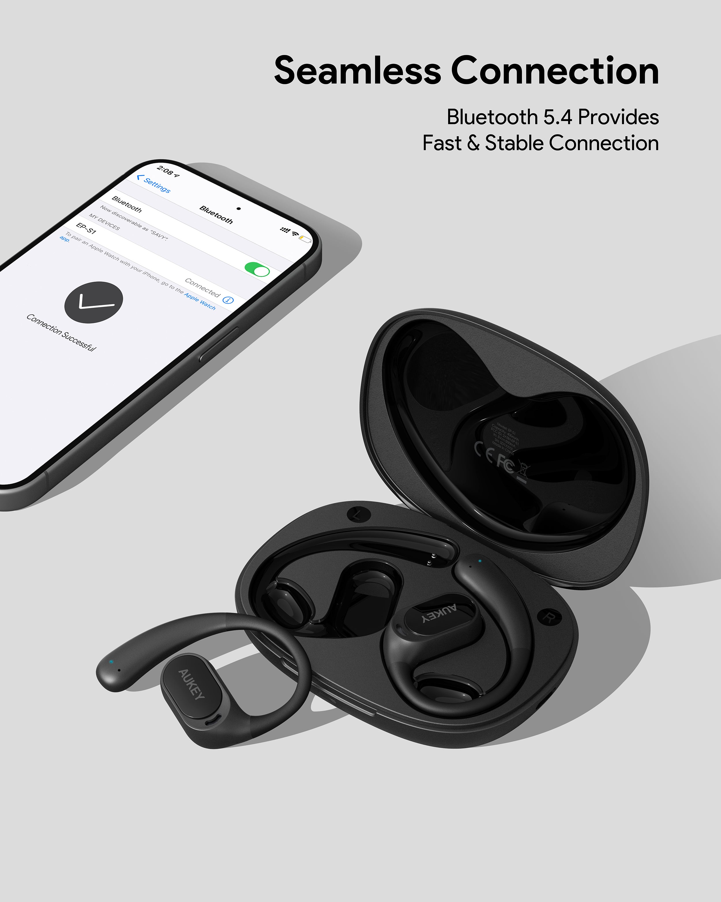 AUKEY EP-S1 Beyond Sports Open-Ear Wireless Earbuds