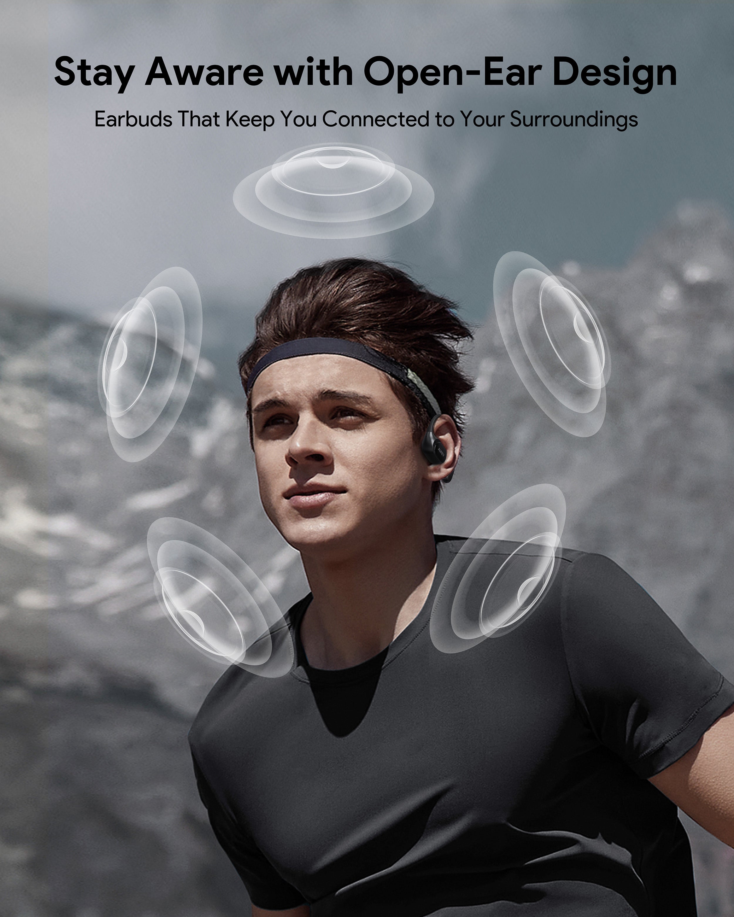 AUKEY EP-S1 Beyond Sports Open-Ear Wireless Earbuds