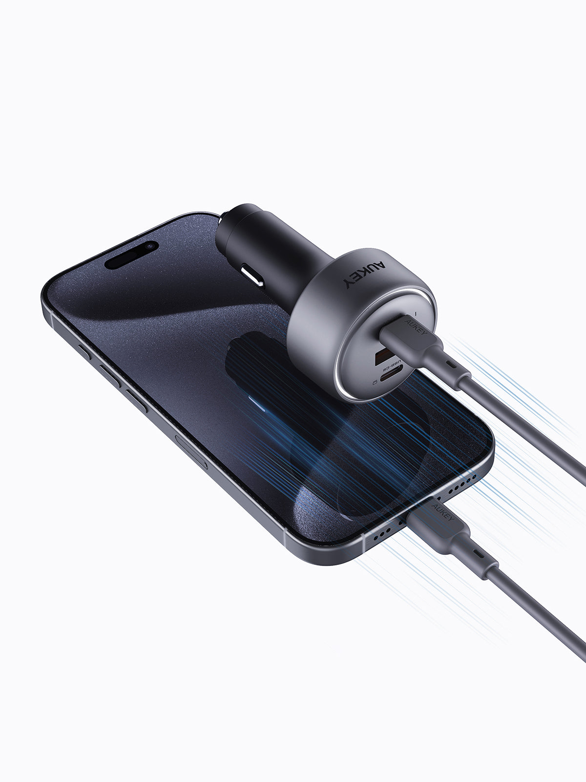 AUKEY CC-P3 Pathfinder Mix 3 100W Fast Charging Car Charger