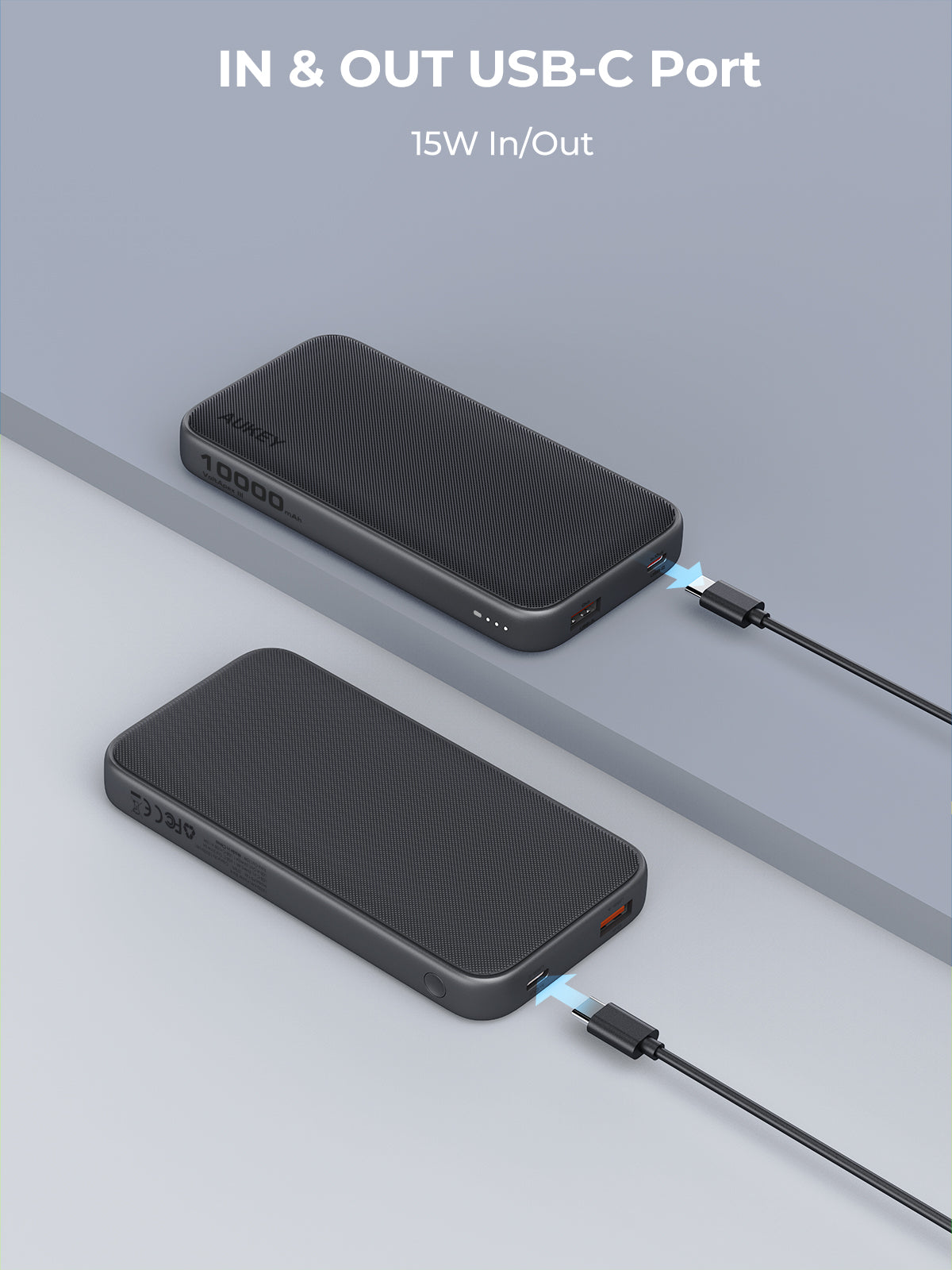 AUKEY PB-Y46 Spark Go 10000 Fast Charging Power Bank