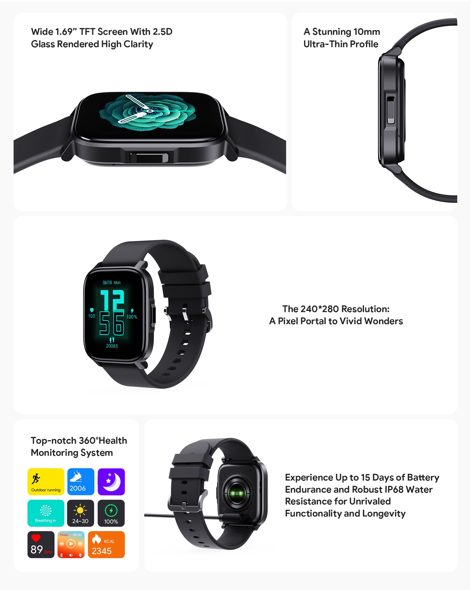 AUKEY SW-1S SmartWatch 1S