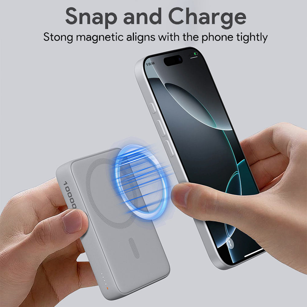 AUKEY MS04 MagFusion Slim 10000 Magnetic Wireless Charging Power Bank