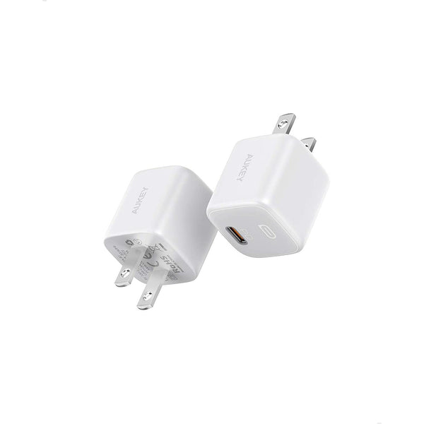 Aukey USB C charger Omnia 2-Pack 20W PD Charger White PA-B1 white 2p