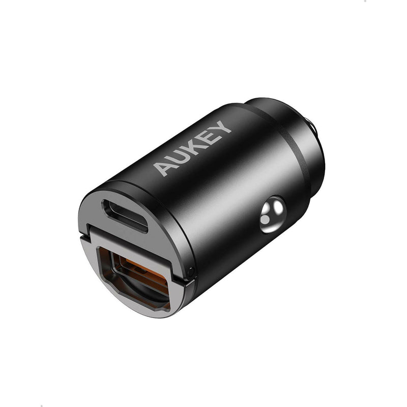Xtreme 30W Power Delivery 3.0 Fast Charger Car Charger, 2 Device Ports:  Type-C and USB-A